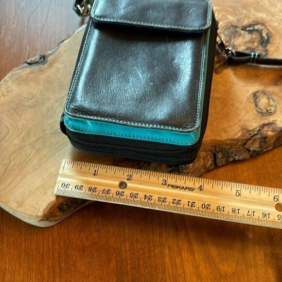 Mywalit Double Zip Mega Purse with Shoulder Strap - Picture 6 of 10